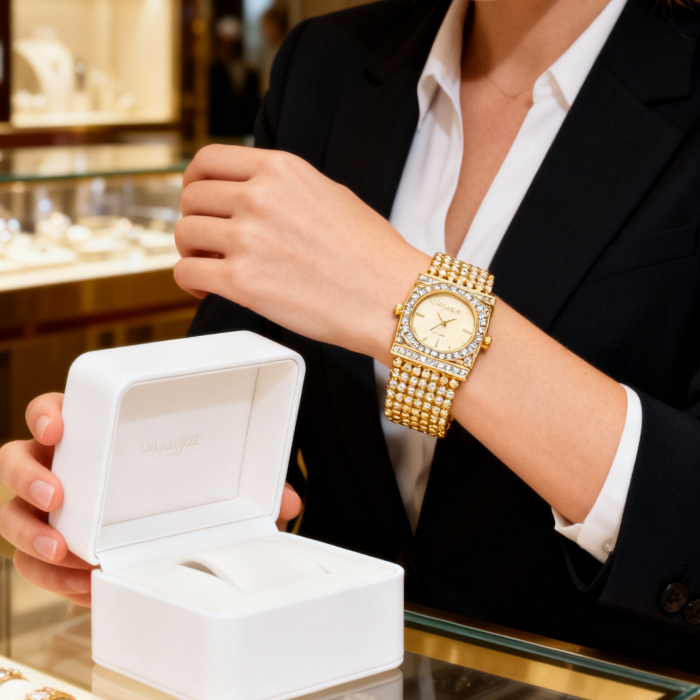 Ceas Auriu stil Bratara