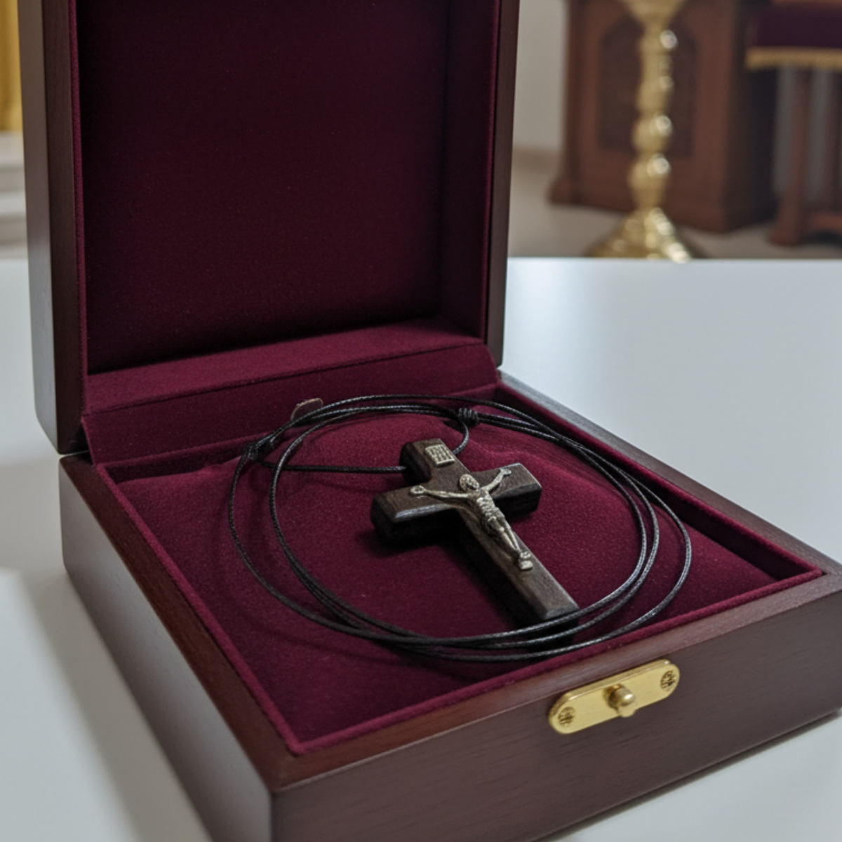 Lant Sfant din Lemn de Maslin