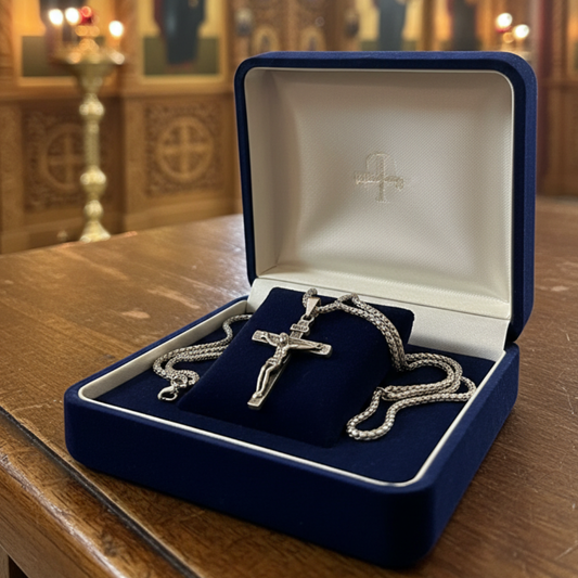 Colierul Argintiu al Calugarilor din Muntele Athos