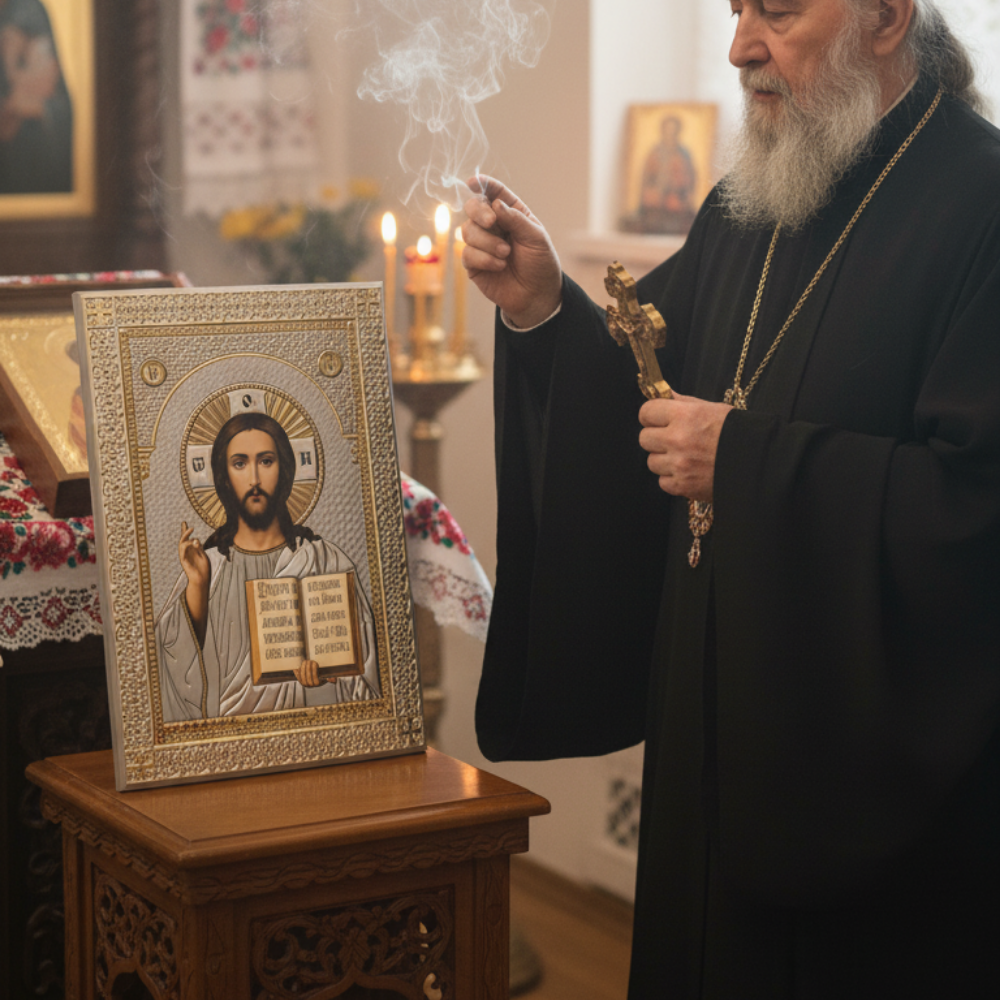 Icoana Facatoare de Minuni cu Chipul Domnului