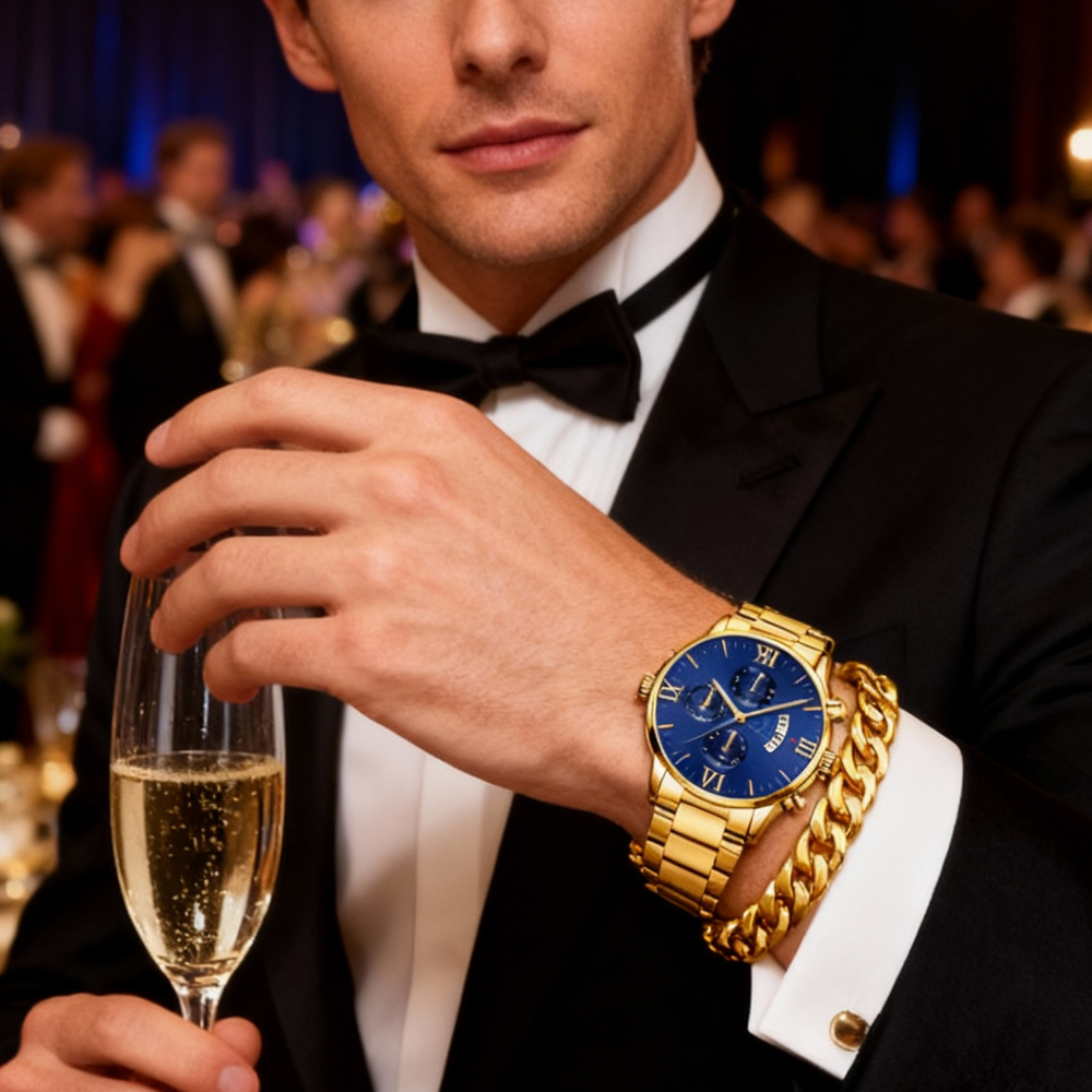 SET AURIU CEAS + BRATARA 18K