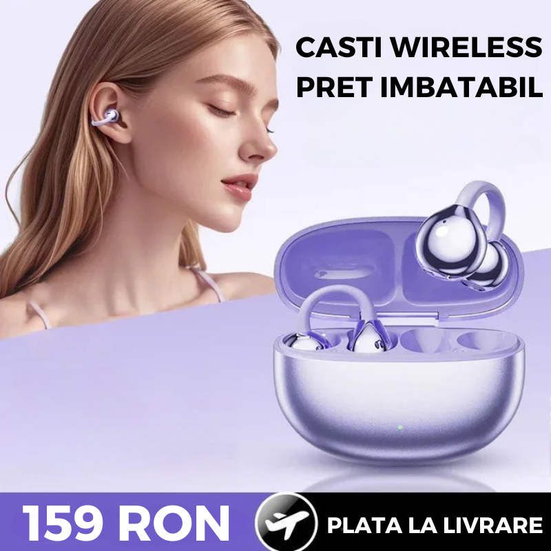 Casti Clips Căști Wireless Clip On – PM