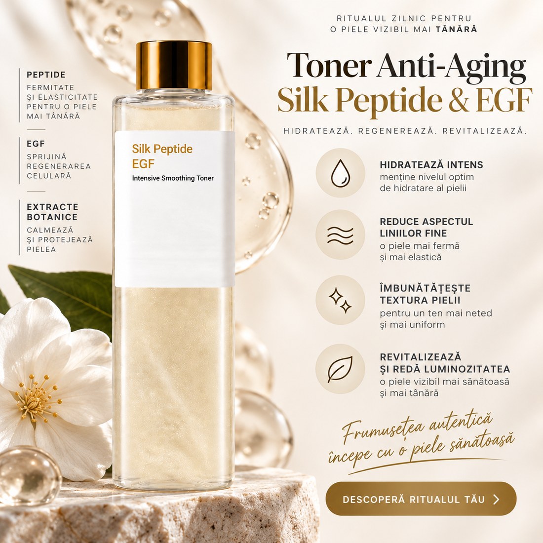 Tonerul anti-aging, detaliu
